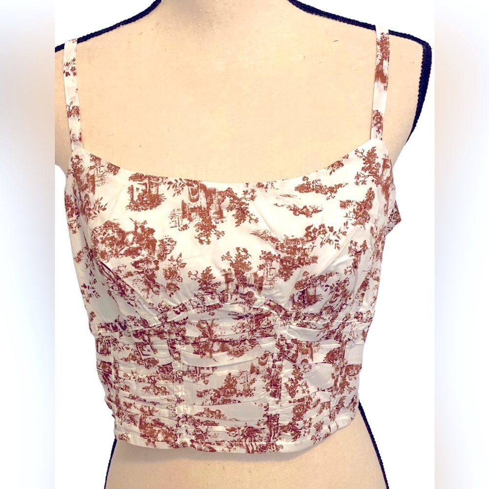 SALE Lily Star Crop Top Sz L NWT
